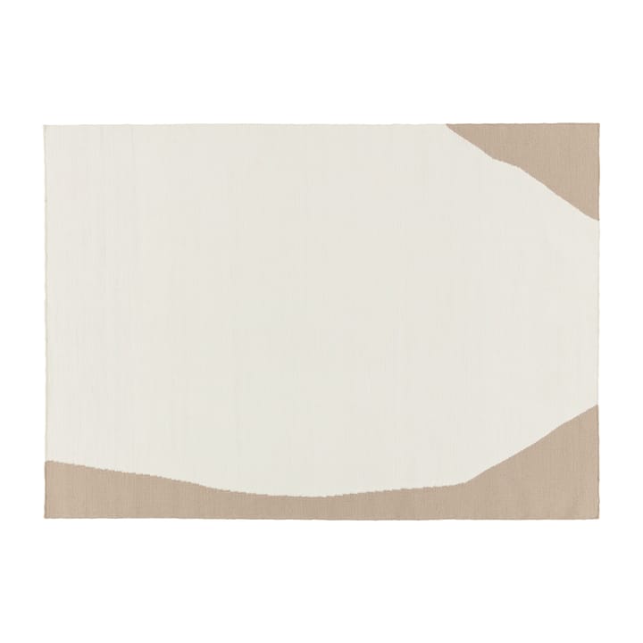 Alfombra kelim Flow blanco-beige - 200x300 cm - Scandi Living