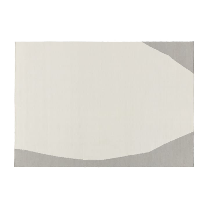 Alfombra kelim Flow blanco-gris - 170x240 cm - Scandi Living