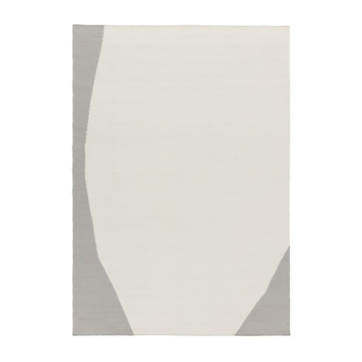 Alfombra kelim Flow blanco-gris, 170x240 cm Scandi Living
