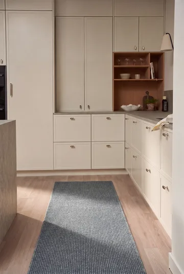 Alfombra pasillera Fallow  - Azul, 70×150 cm - Scandi Living