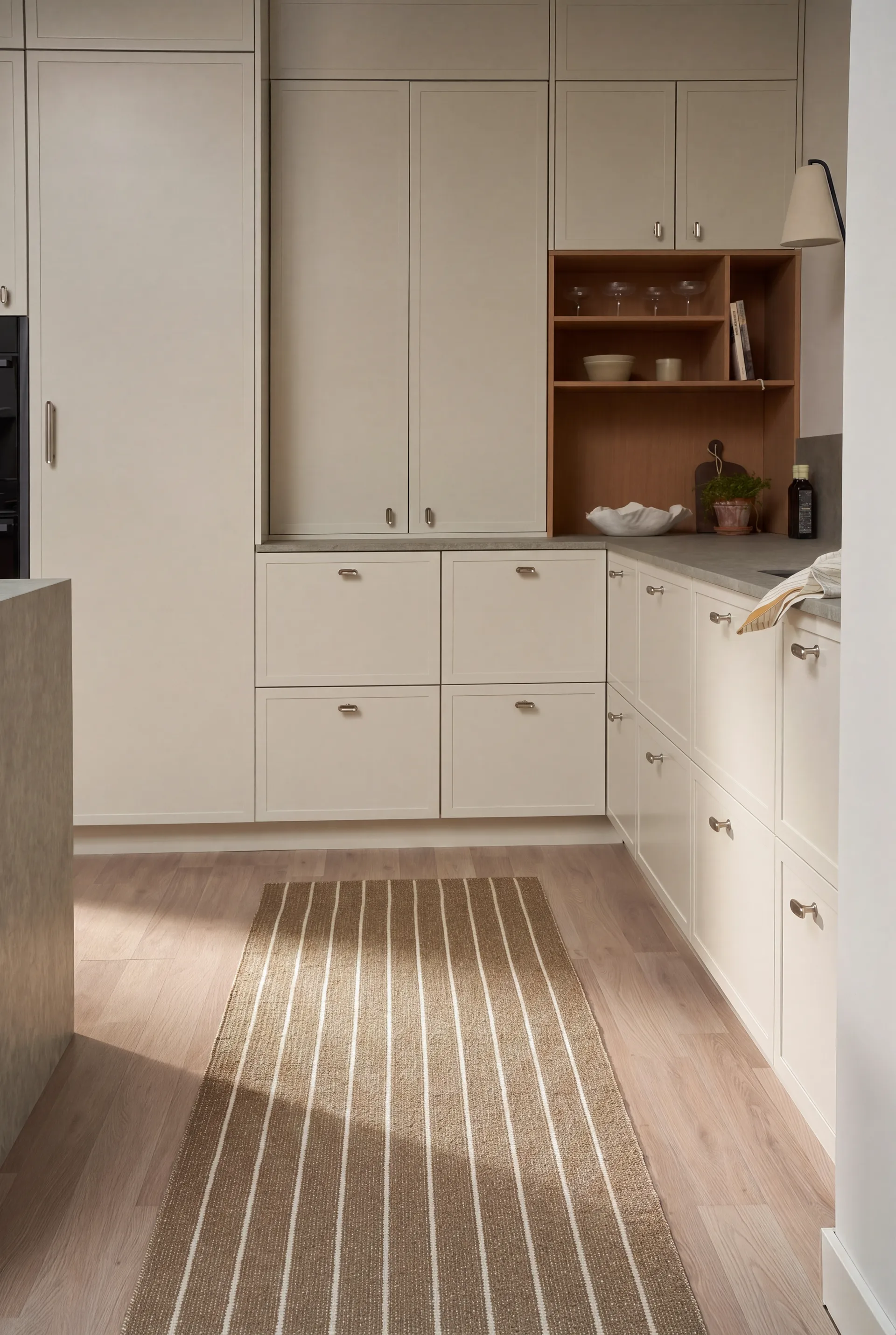 Alfombra pasillera Lane , Beige, 70x250 cm Scandi Living