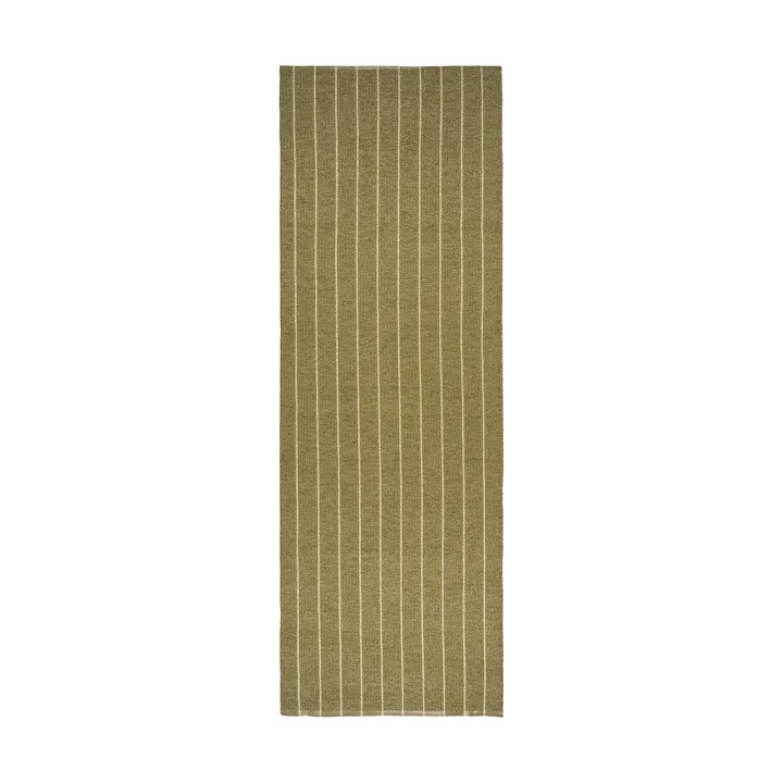 Alfombra pasillera Lane  - Verde oliva, 70x250 cm - Scandi Living