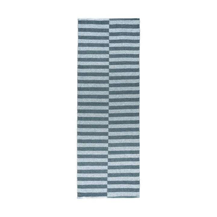 Alfombra pasillera Path  - Ocean blue, 70x150 cm - Scandi Living