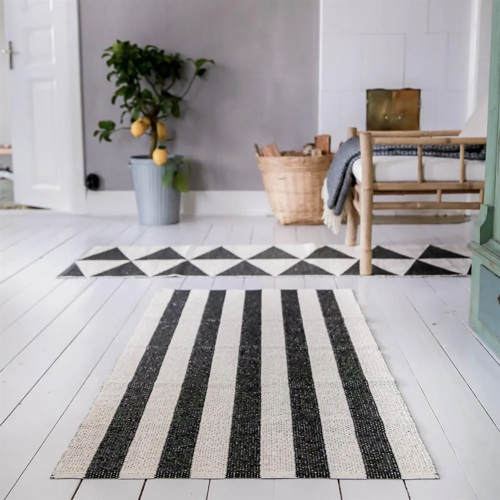 Alfombra plástico Rime, negro, 70 x 250 cm Scandi Living