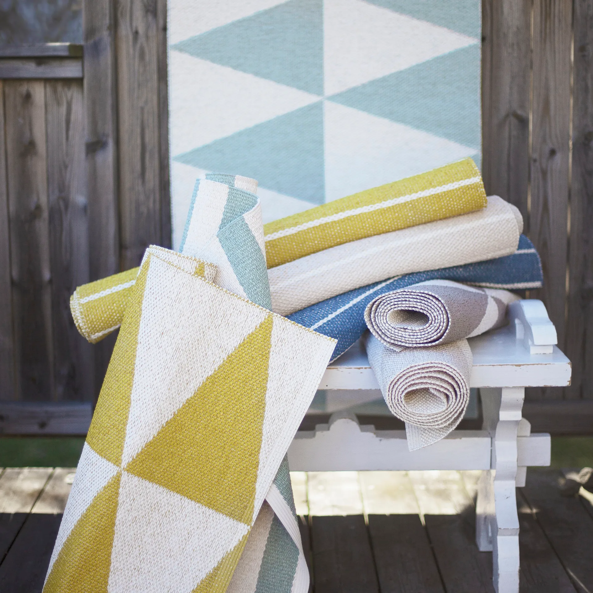 Alfombra plástico Rime, nude, 70 x 200 cm Scandi Living