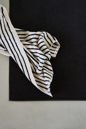 Alfombrilla de baño Drift 50x70 cm - Negro - Scandi Living