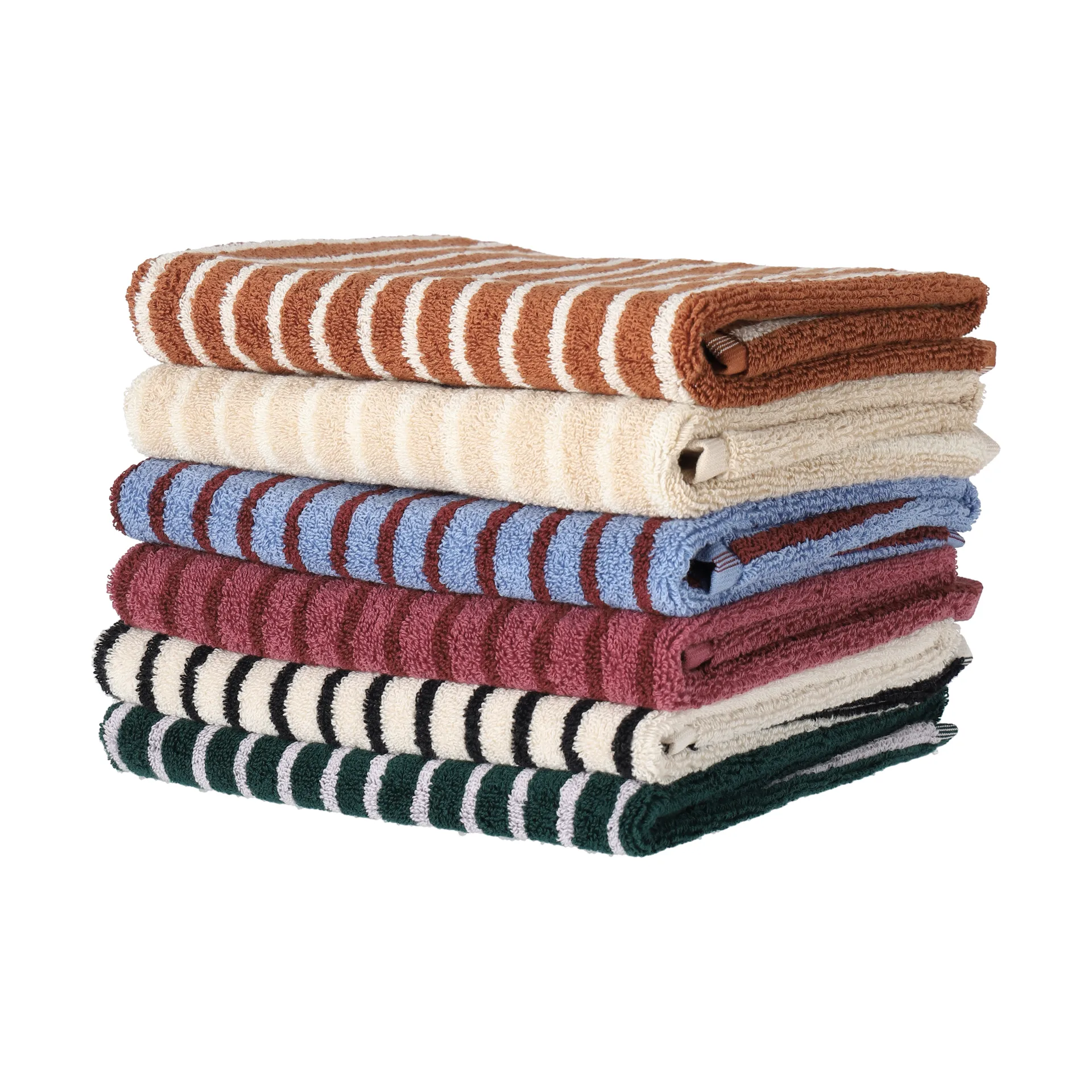 Alfombrilla de baño Drift 50x70cm, Rosa-rojo Scandi Living