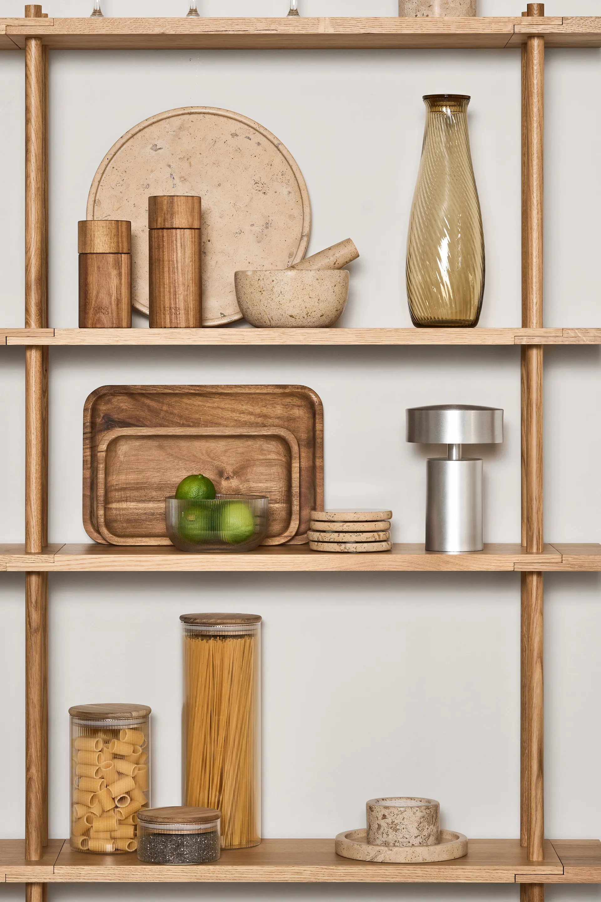 Bandeja decorativa Ridge, Ø24 cm Scandi Living