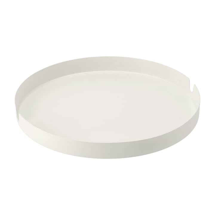 Bandeja Edgy Ø30 cm - blanco - Scandi Living