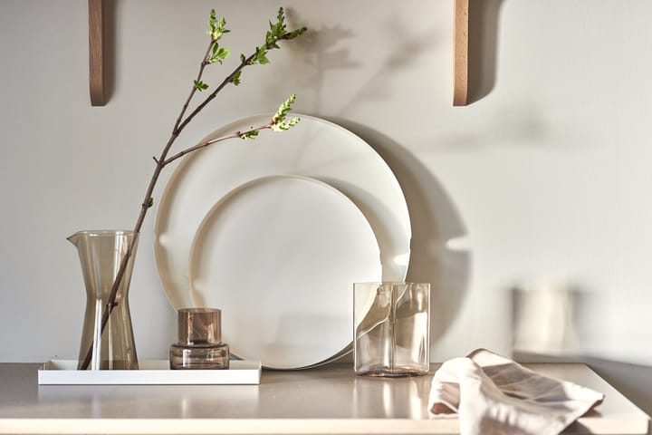 Bandeja Edgy Ø30 cm, blanco Scandi Living