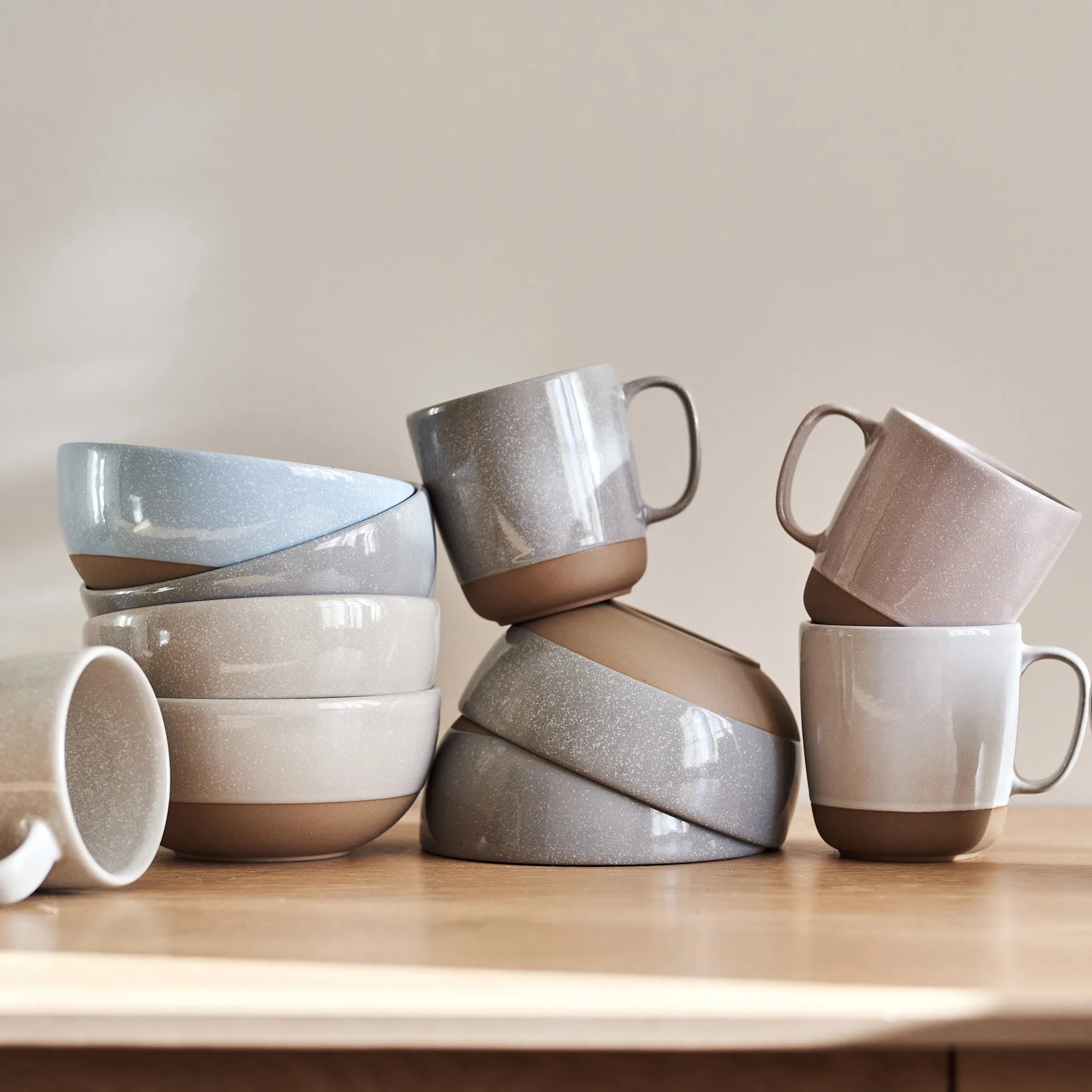 Bol Fossil 60 cl, gris Scandi Living