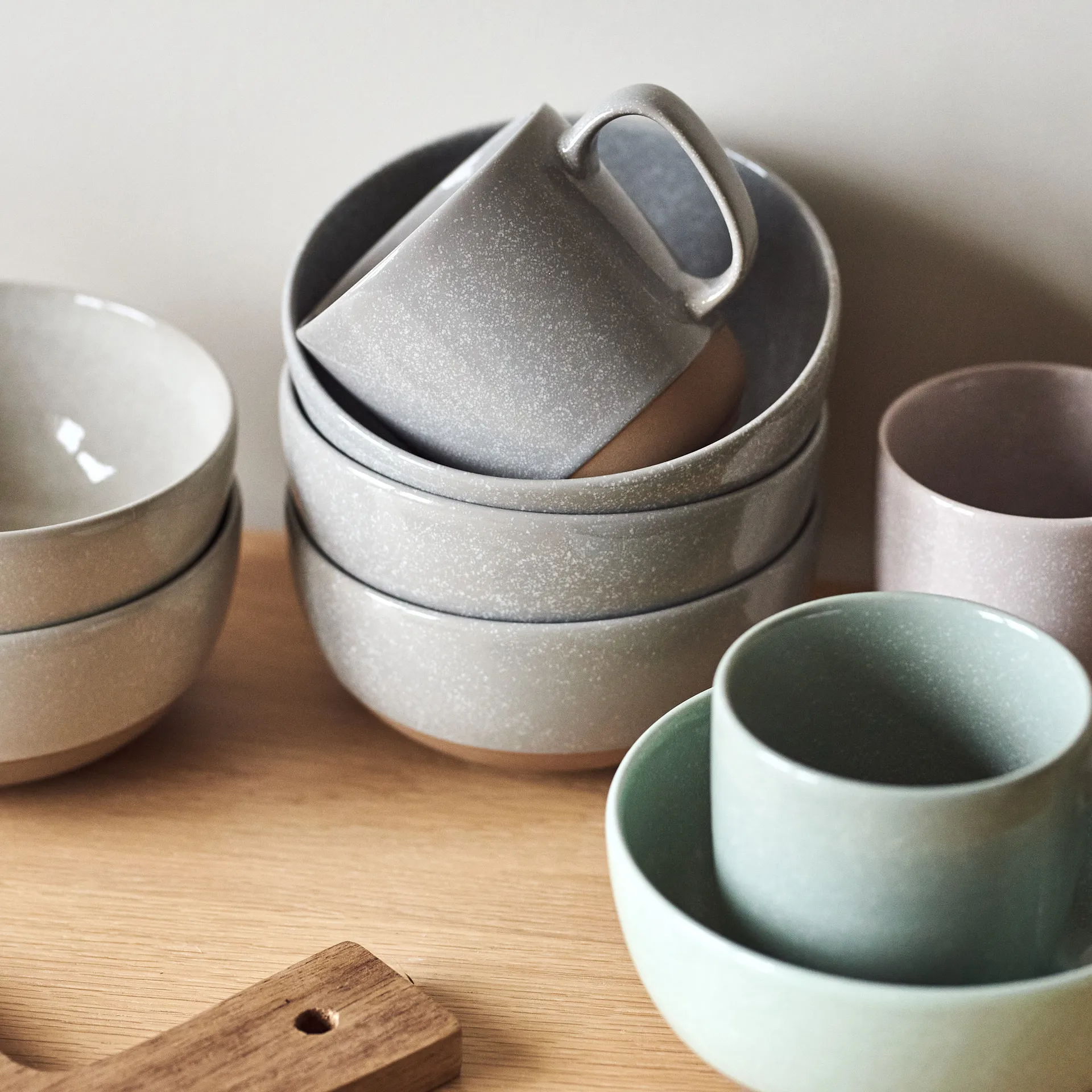 Bol Fossil 60 cl, verde Scandi Living