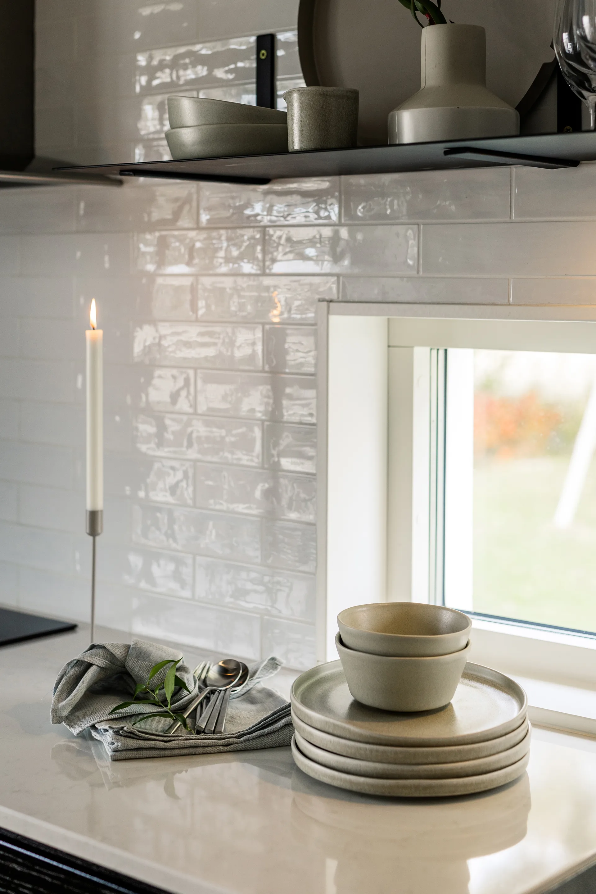 Bol Sandsbro, gris claro, Ø15 cm Scandi Living