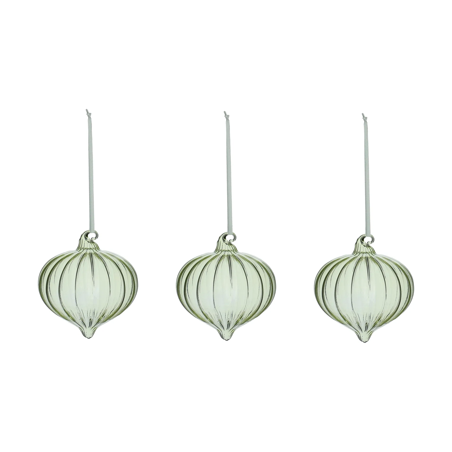 Bola de Navidad Whisper, 3-pack, Verde Scandi Living