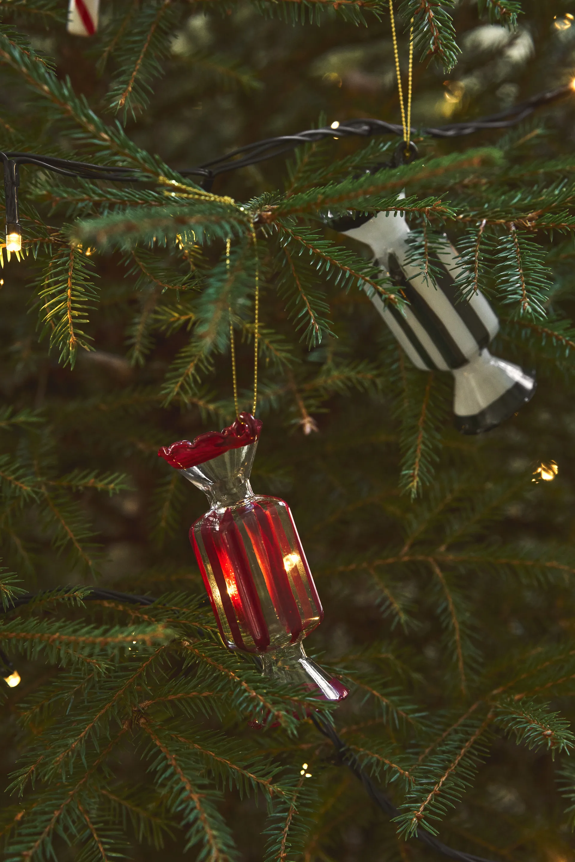 Bolas de navidad Bonbons, 6-pack, Rojo Scandi Living