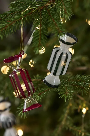 Bolas de navidad Bonbons, 6-pack - Verde - Scandi Living