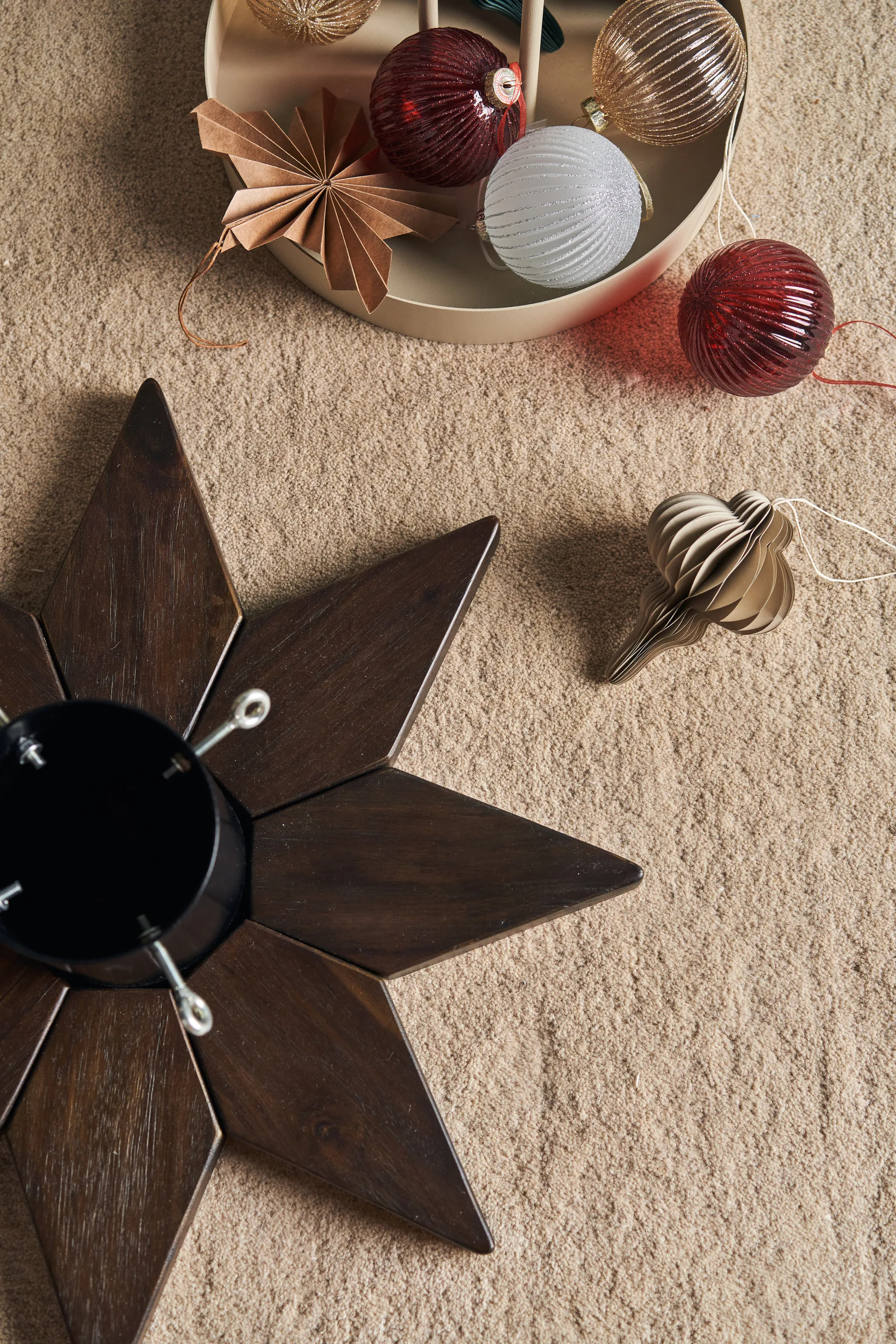 Bolas de Navidad Holiday 6 unidades, Rojo Scandi Living