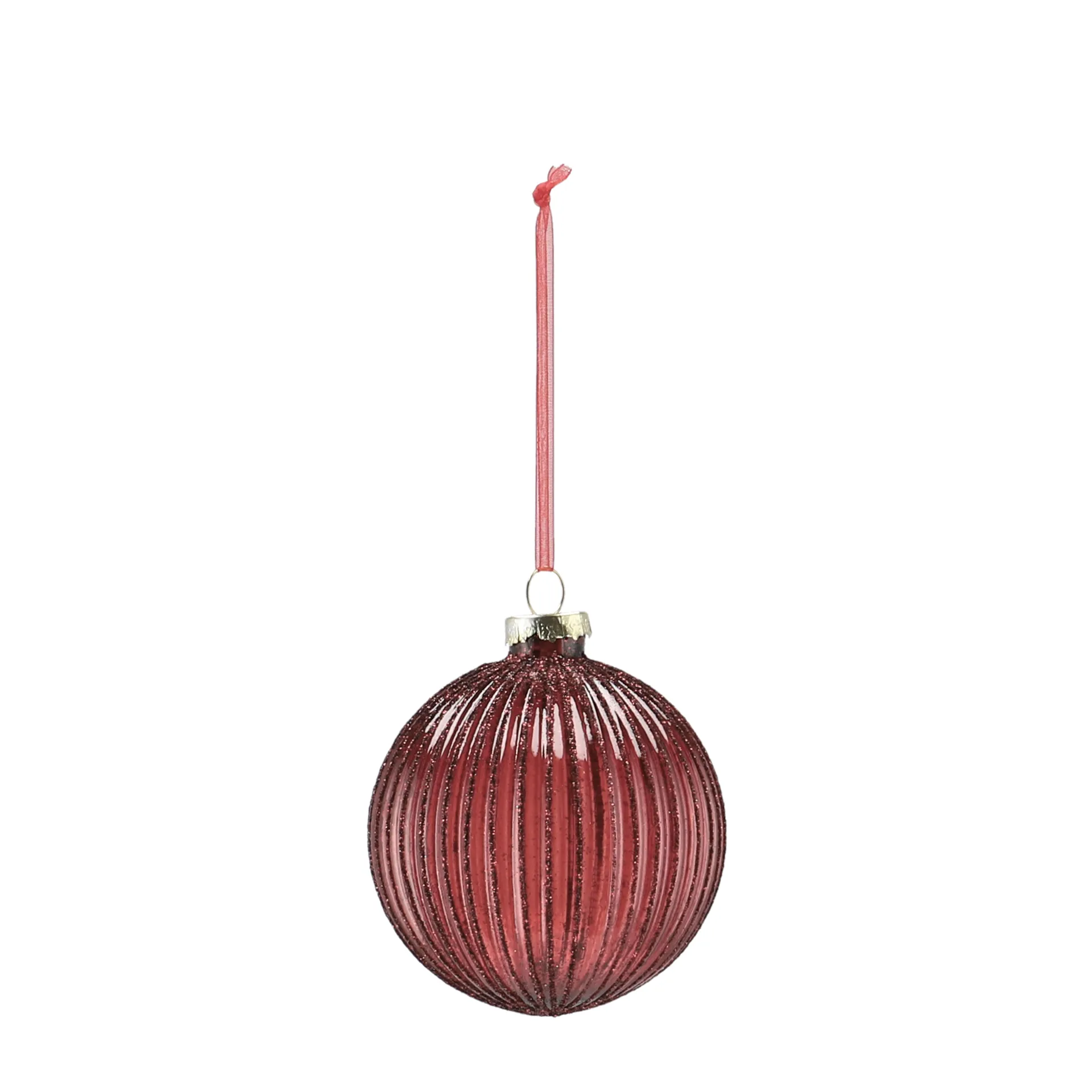 Bolas de Navidad Holiday 6 unidades, Rojo Scandi Living