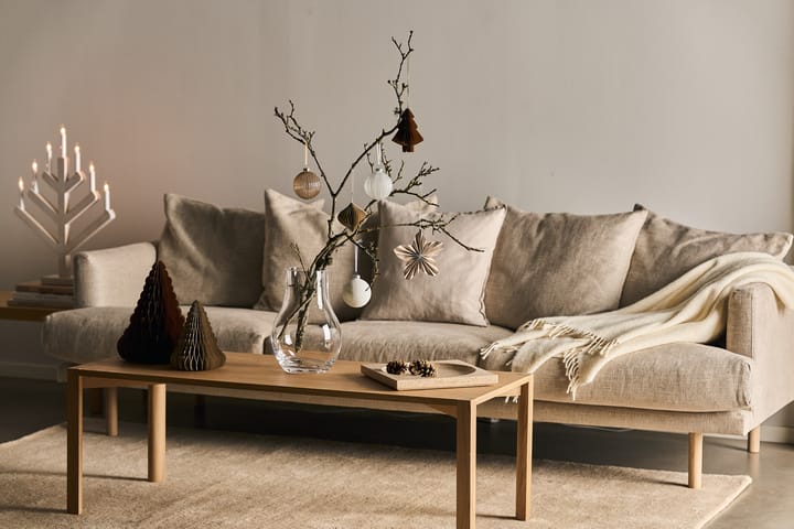 Bolas de Navidad Snowing 6 unidades, Blanco Scandi Living