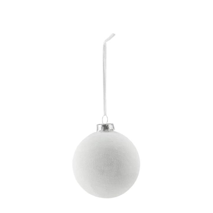 Bolas de Navidad Snowing 6 unidades, Blanco Scandi Living