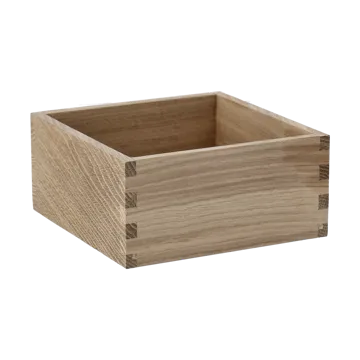 Caja de almacenamiento Carve 15 cm - Roble - Scandi Living