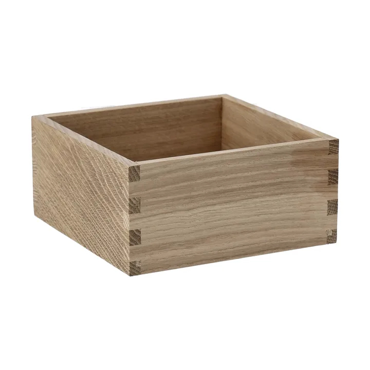 Caja de almacenamiento Carve 15 cm - Roble - Scandi Living