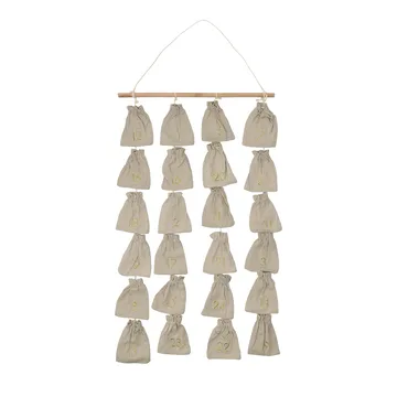 Calendario de adviento Joyful 75 cm - Beige - Scandi Living