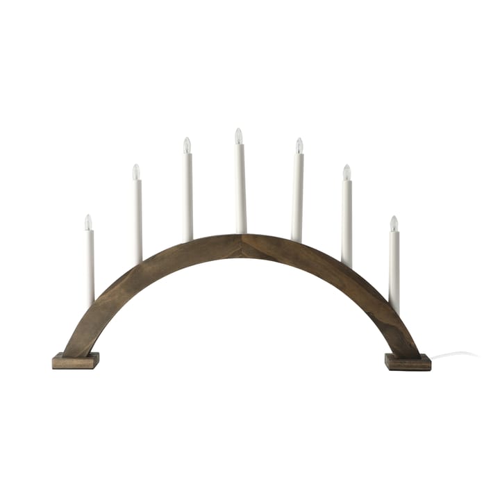 Candelabro de Adviento Sky arco 41 cm - teñido oscuro - Scandi Living