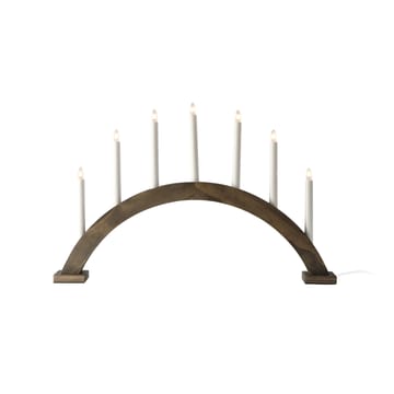Candelabro de Adviento Sky arco 41 cm - teñido oscuro - Scandi Living