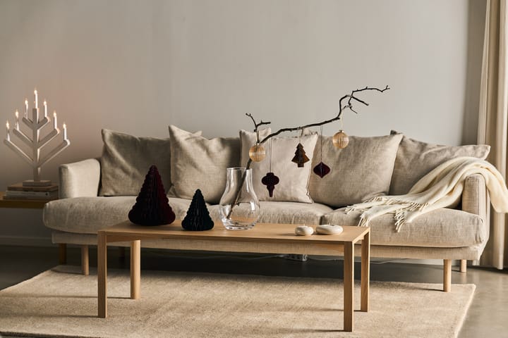 Candelabro de AdvientoPine 62 cm, esmaltado blanco Scandi Living