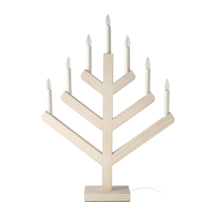 Candelabro de AdvientoPine 62 cm - esmaltado blanco - Scandi Living