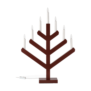 Candelabro de AdvientoPine 62 cm - Rojo - Scandi Living