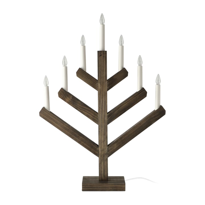 Candelabro de AdvientoPine 62 cm - teñido oscuro - Scandi Living