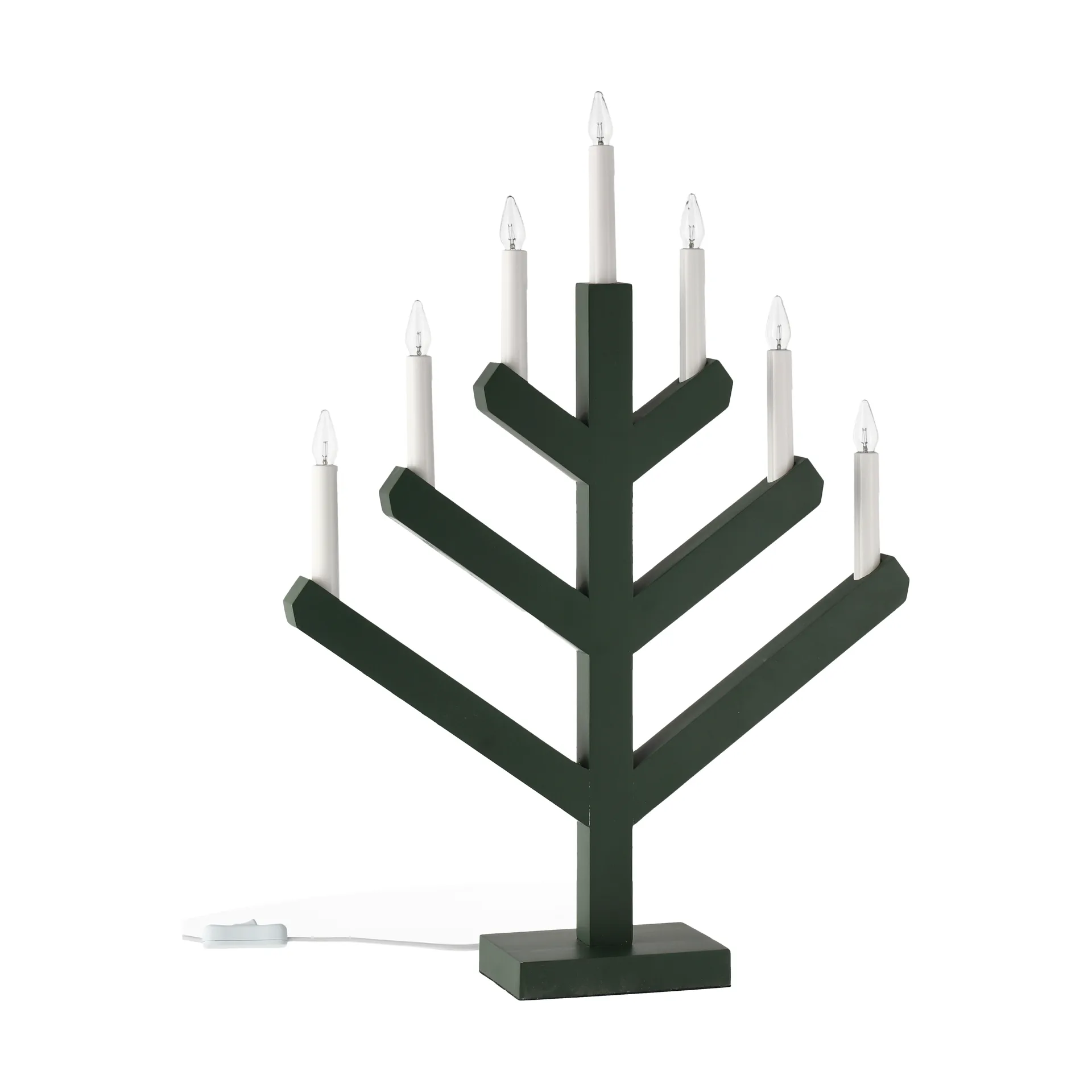 Candelabro de AdvientoPine 62 cm, Verde Scandi Living