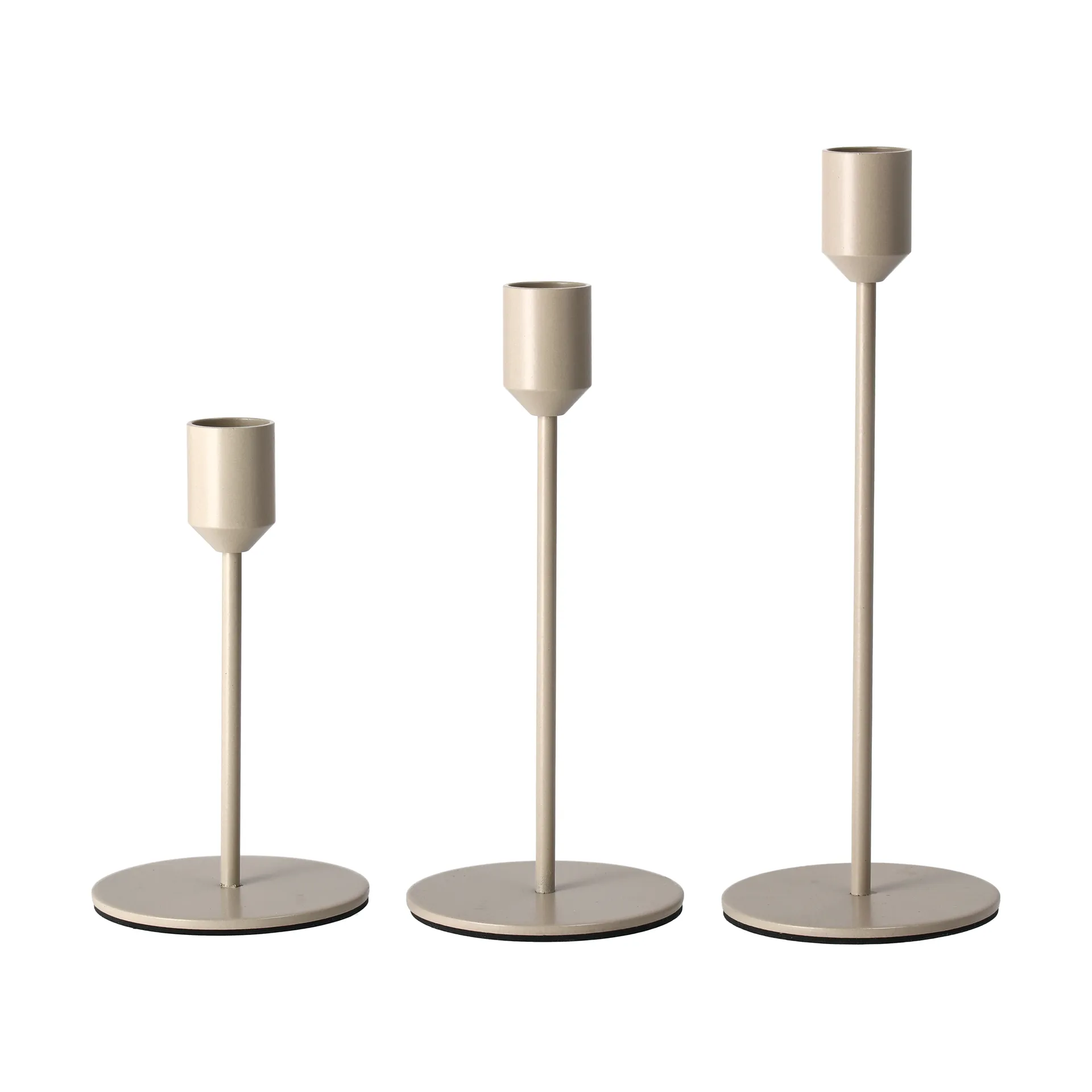 Candelabro Glare 22 cm, Greige Scandi Living