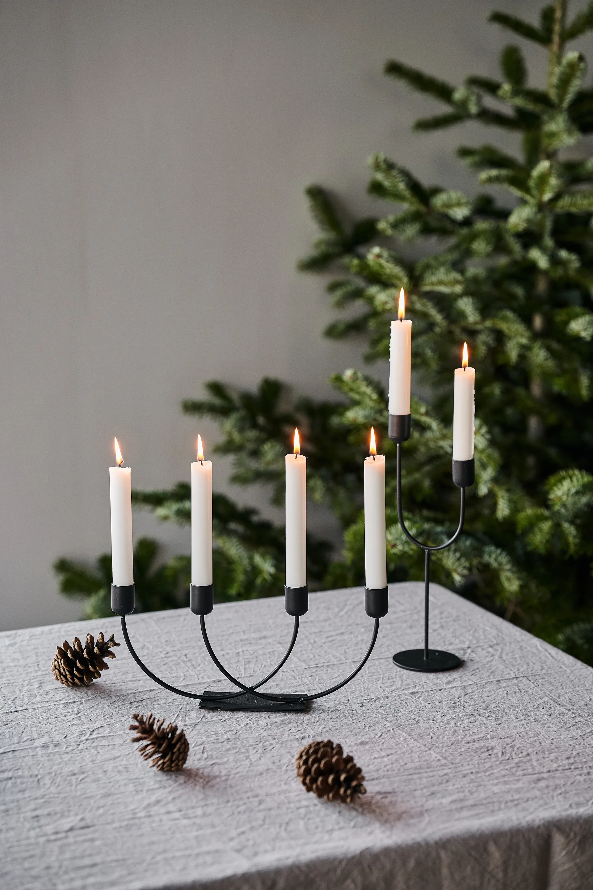 Candelabro Joy, negro Scandi Living