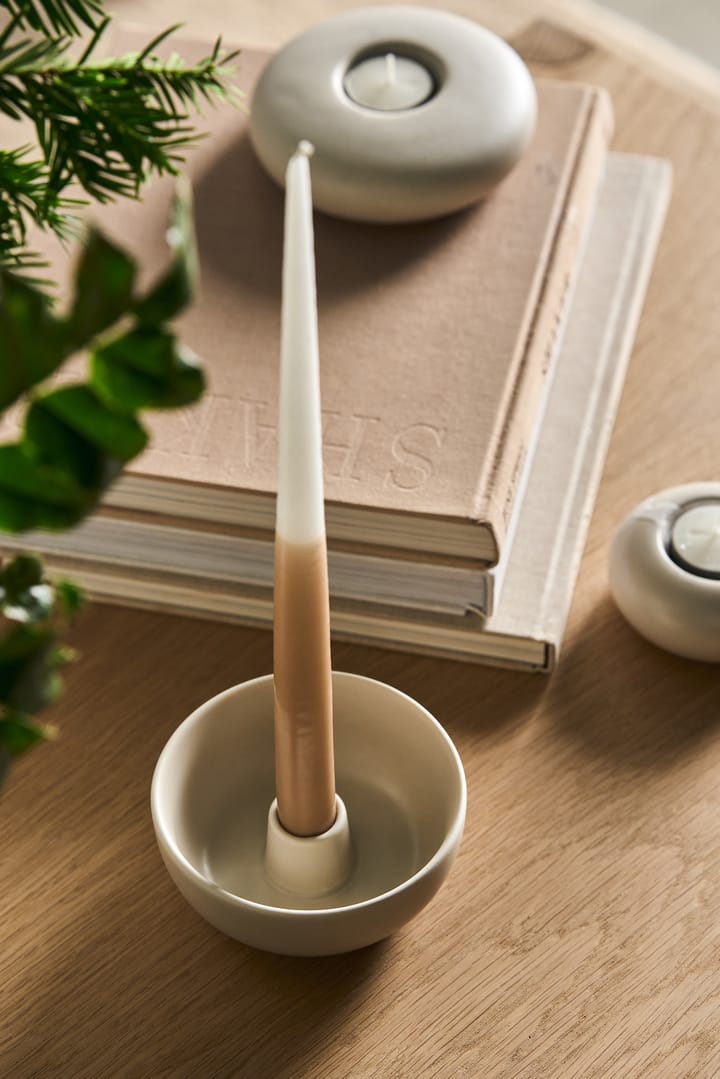 Candelabro Valley Ø12 cm, Beige Scandi Living