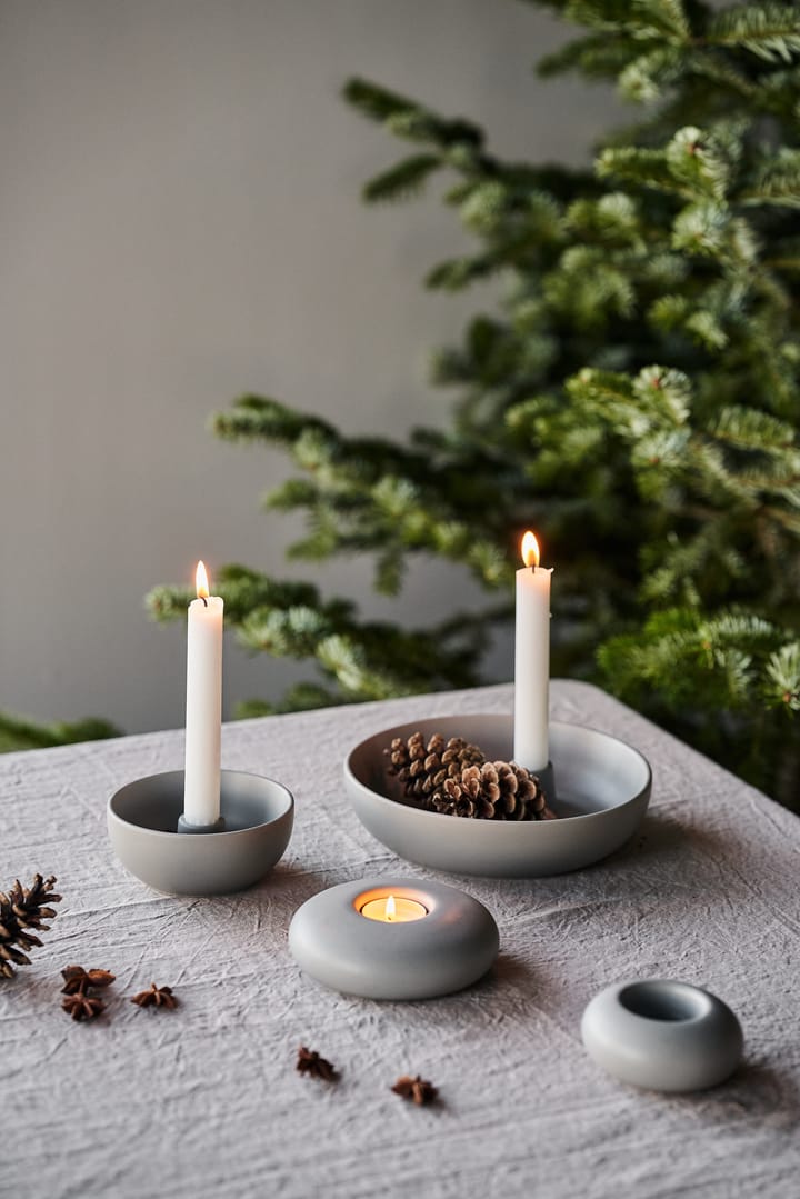 Candelabro Valley Ø12 cm, gris Scandi Living