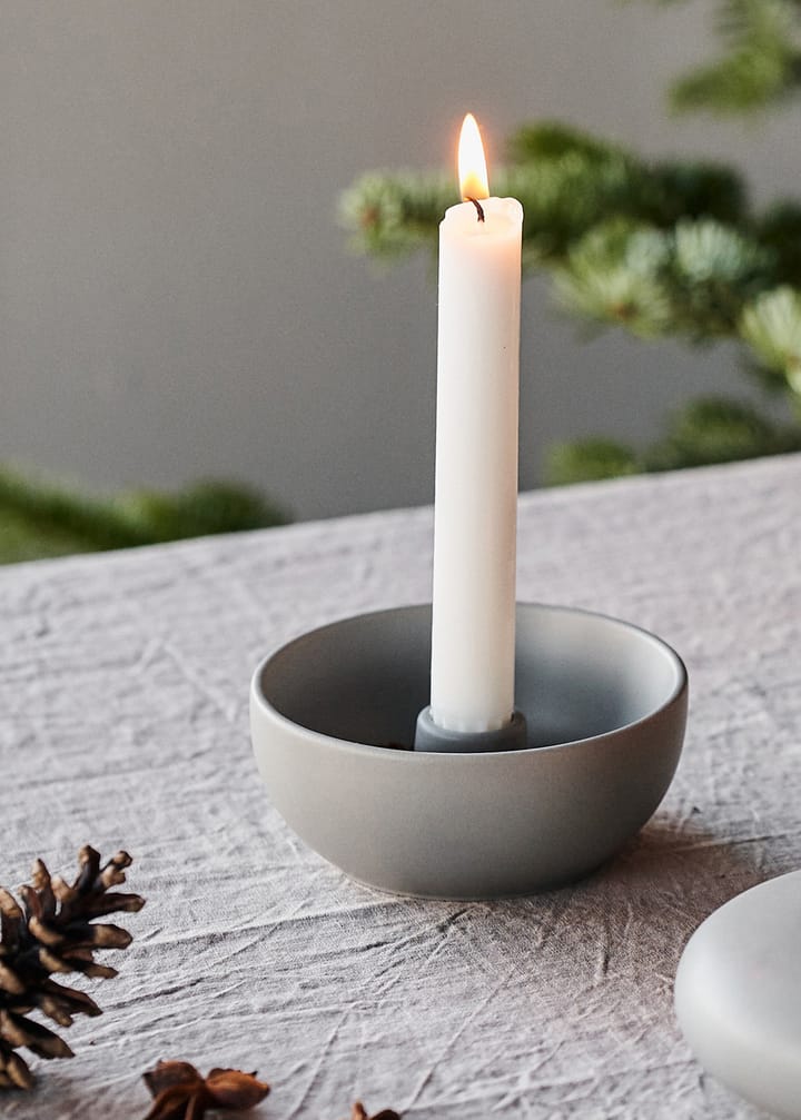 Candelabro Valley Ø12 cm, gris Scandi Living