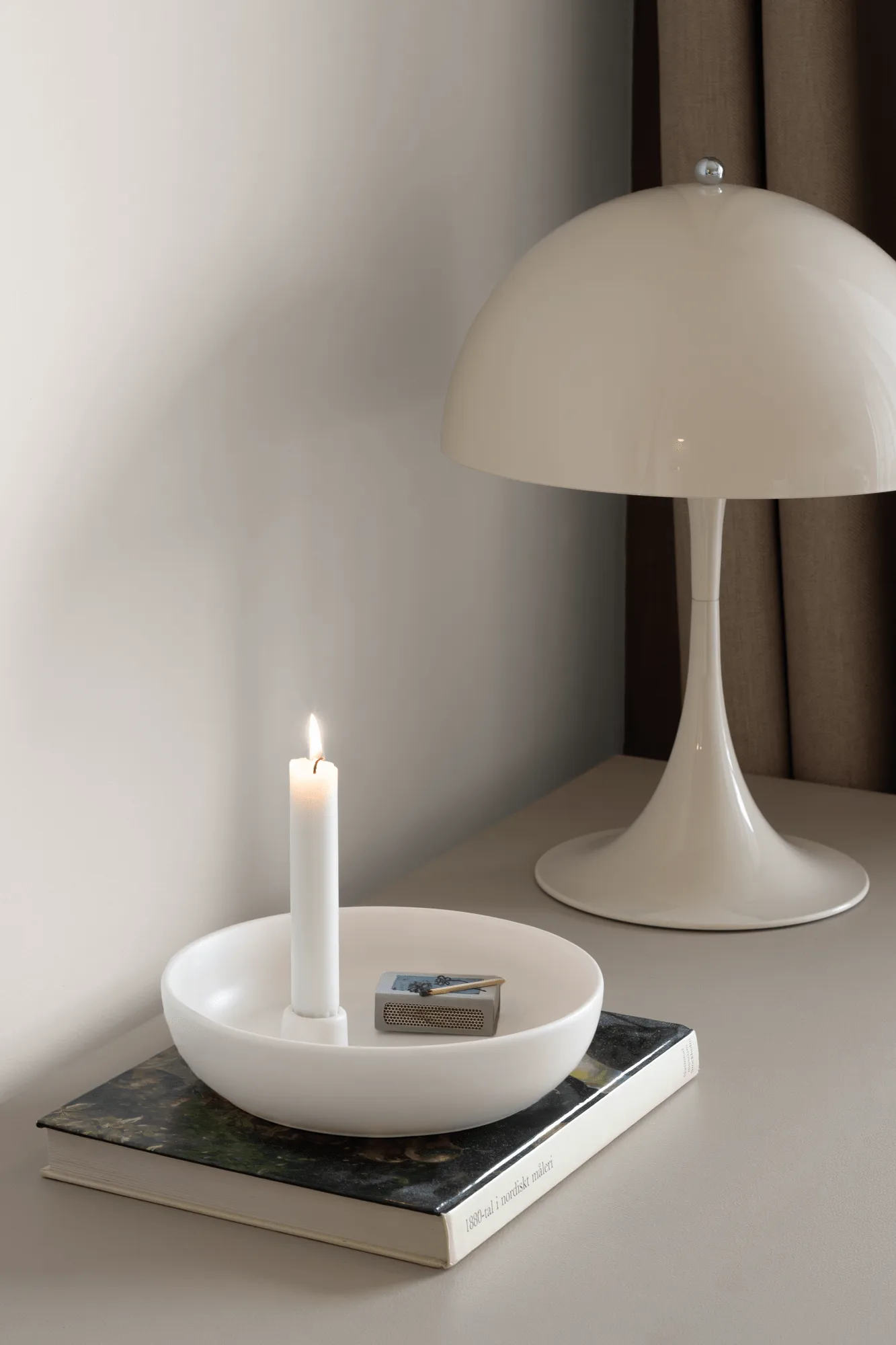 Candelabro Valley Ø21 cm, blanco Scandi Living