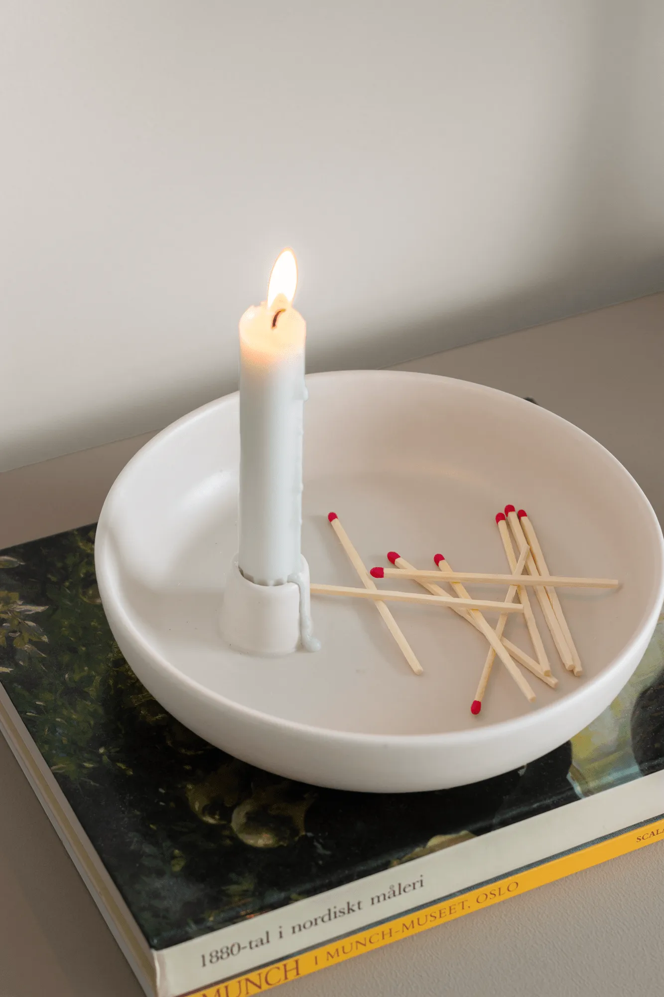 Candelabro Valley Ø21 cm, blanco Scandi Living