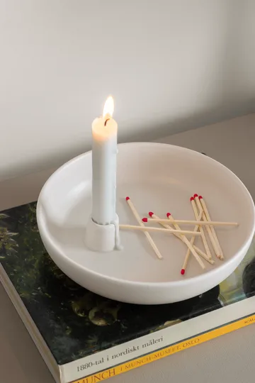 Candelabro Valley Ø21 cm - blanco - Scandi Living