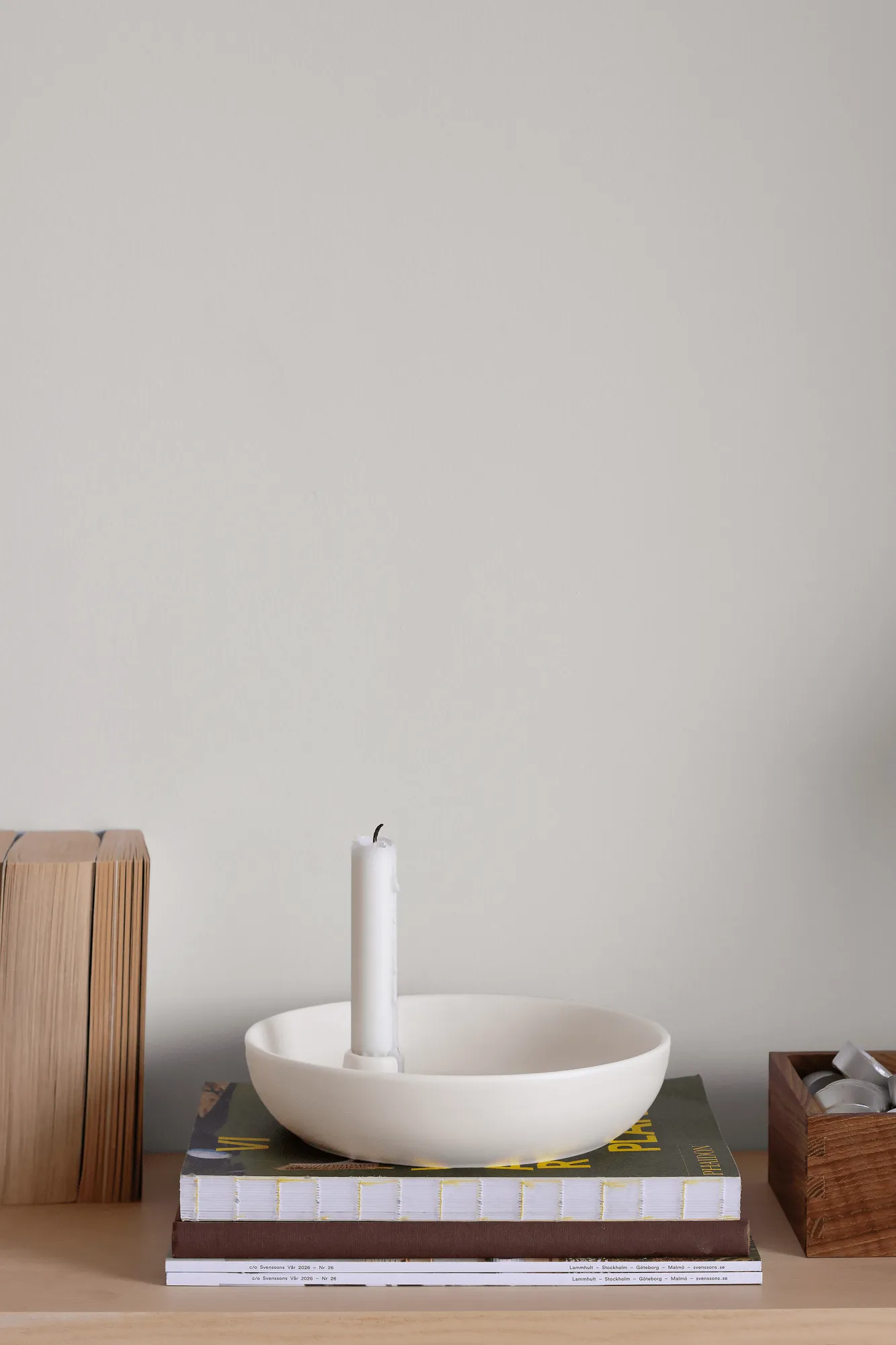 Candelabro Valley Ø21 cm, blanco Scandi Living