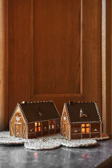 Casita de luz Ginger bread - 12 cm - Scandi Living