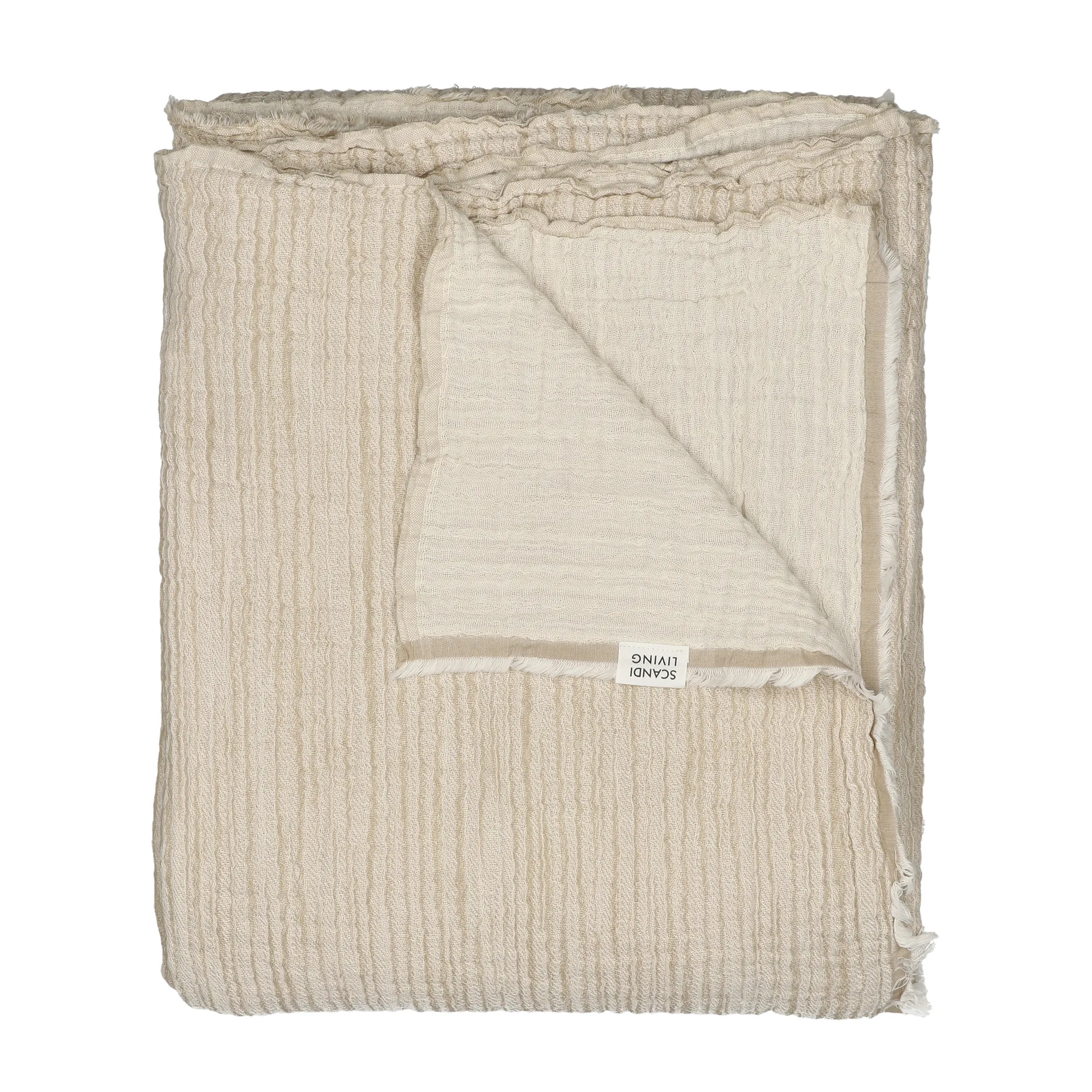 Colcha Breeze 160x260 cm, Beige Scandi Living