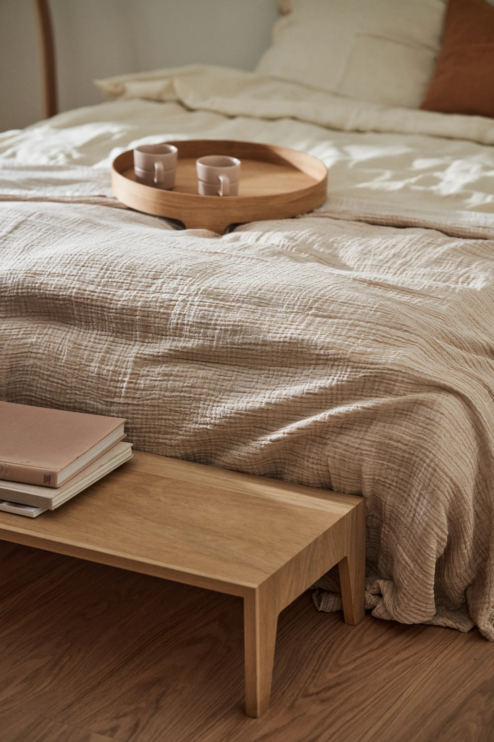 Colcha Breeze 260x260 cm, Beige Scandi Living