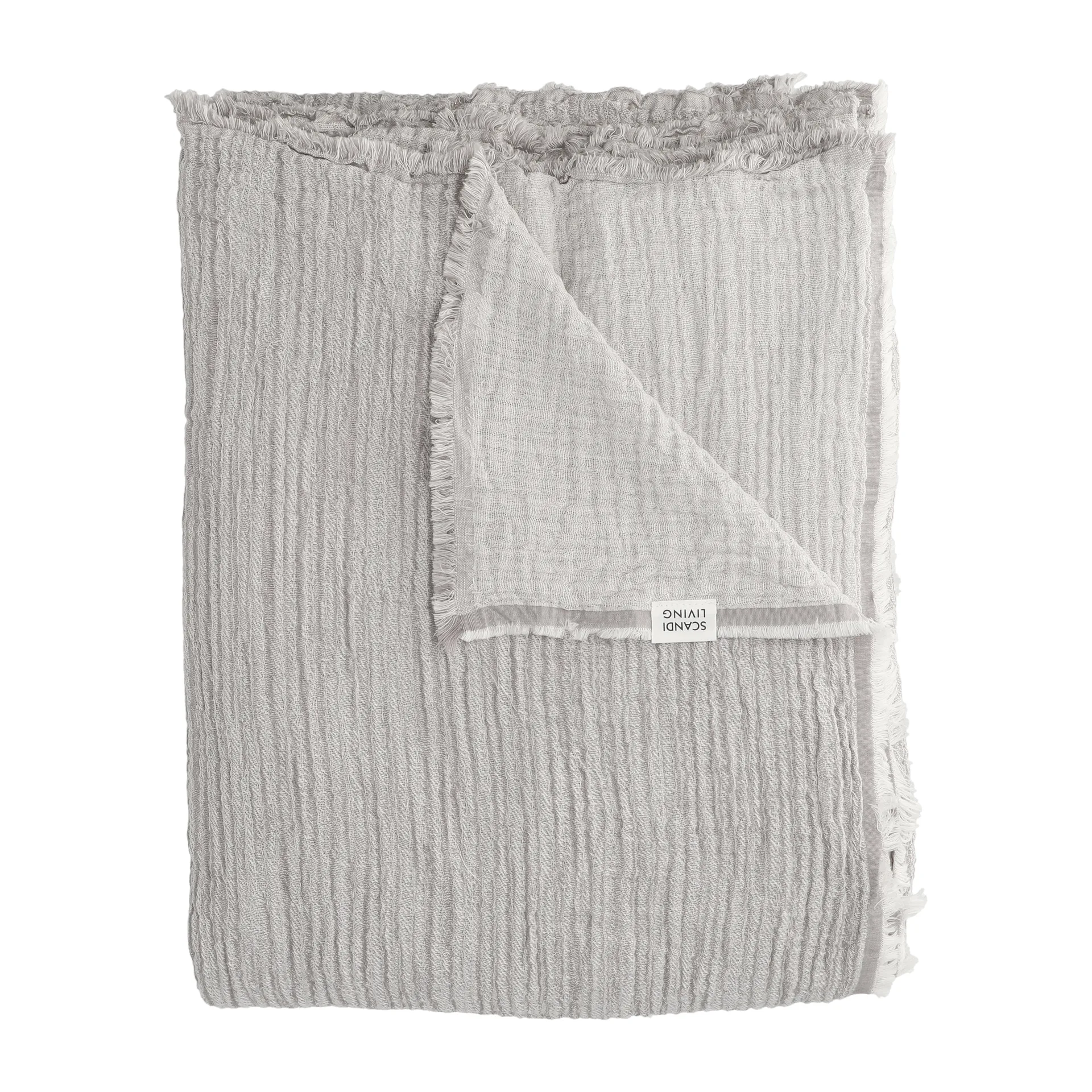 Colcha Breeze 260x260 cm, Gris Scandi Living