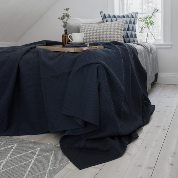 Colcha de cama Kimono 139x260 cm - grandem blue (azul) - Scandi Living