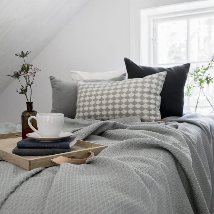Colcha de cama Kimono 260x260 cm, concrete (gris) Scandi Living