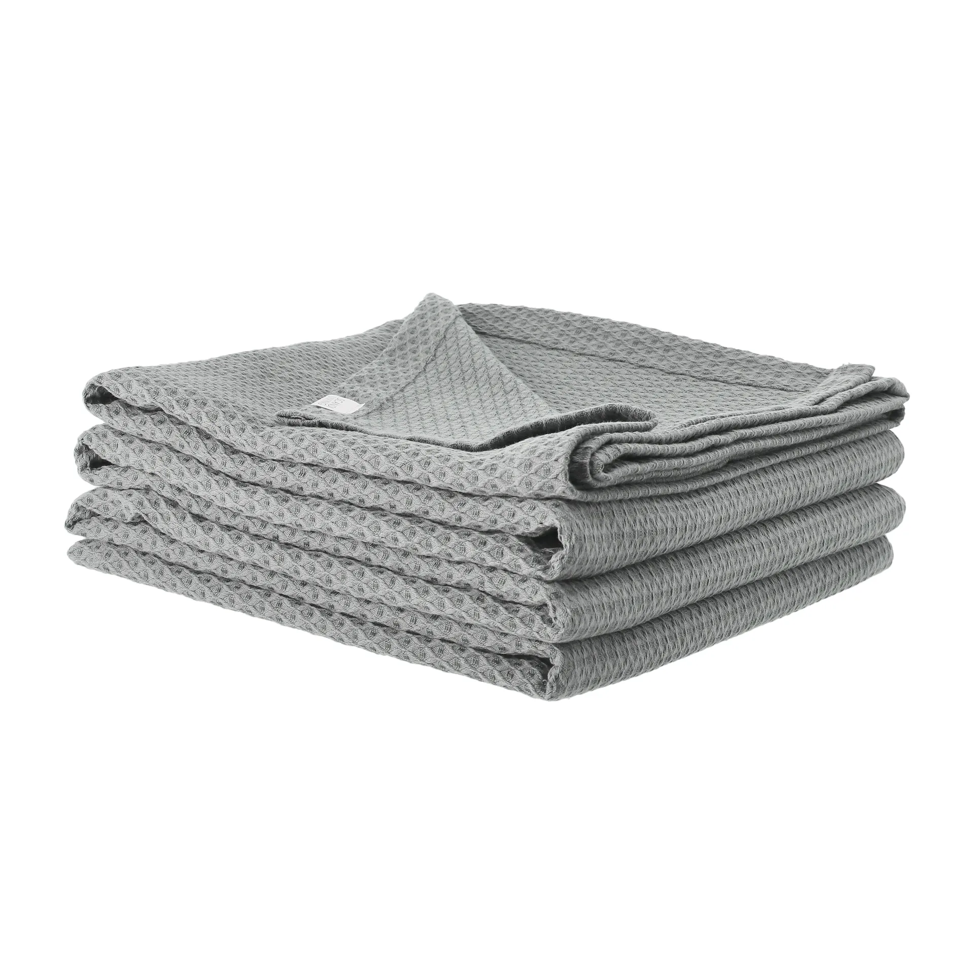 Colcha de cama Kimono 260x260 cm, dusty petrol Scandi Living